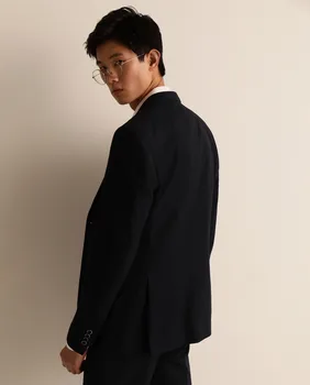

Suit jacket male slim navy blue