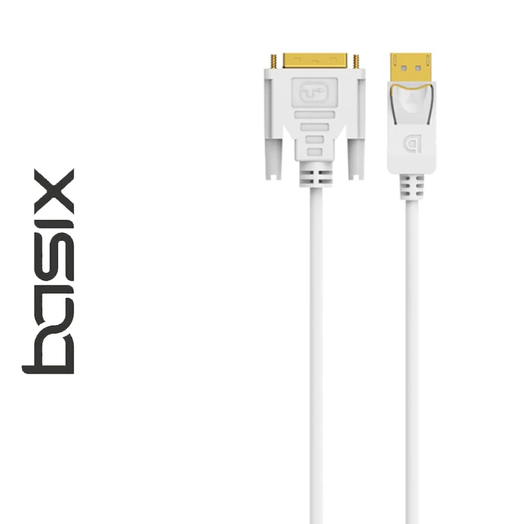 Конвертер адаптер Basix D7 D7 Mini DP в DVI, мультифункциональный(Белый