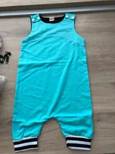 Trajes de algodón sin mangas para bebés, peleles de rayas Lisas para recién nacidos, 2021