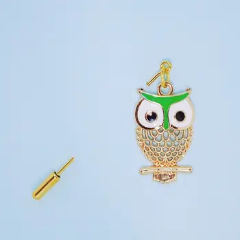 

Brooch for lapel owl 51055 (Golden, needle, jewelery alloy)