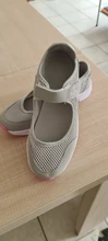 Verano transpirable mujeres zapatillas de deporte saludable caminar zapatos Mary Jane deportivo malla deporte madre regalo luz apartamentos 35-42 tamaño