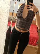 Weange Puss-Pantalones rectos de cintura alta con estampado a rayas para mujer, ropa de calle ajustada a la moda, largos y delgados, Y2K