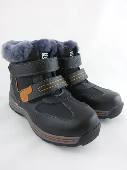 

B909-5 black winter boots naturalka 32-37 (35)