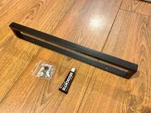 Toallero de acero inoxidable para baño, colgador de 20/30/40/50cm para colgar en la pared, estante de almacenamiento, 304