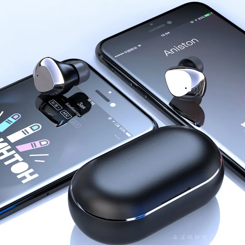 50 шт. X26 наушники-вкладыши TWS Bluetooth 5,0 True Беспроводной наушники Смарт Водонепроницаемый стерео Hi-Fi наушники с зарядный чехол