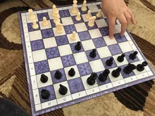 Chess-Pieces-Set Competition Plastic Medieval King-Height International 32 Standard 