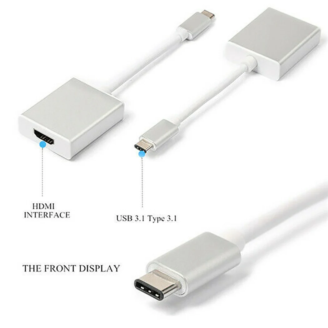Адаптер переходник Type-C в HDMI кабель