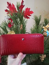 Women Wallets Card-Holder Wristlet Girls Purse Genuine-Leather High-Quality Luxury Brand