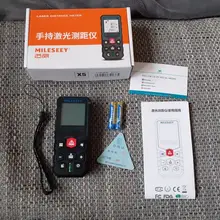 MiLESEEY-Medidor digital de distancia láser, telémetro eléctrico láser con precisión de +-2mm, modelo X6,S5E