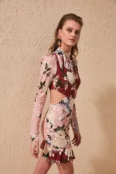 

Trendyol Flower Printed Dress TPRSS20EL1483