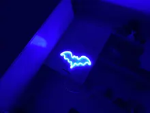 Wall-Lamp Art-Decorative-Lights Neon-Sign Holiday-Lighting LED Plastic Xmas-Party Baby