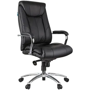 

Executive Chair Helmi hl-e15 "convention", black leather, multiblock, Chrome