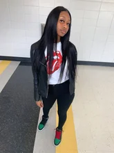 Extensiones de cabello humano peruano con cierre de encaje, mechones rectos de 30 pulgadas, 4x4, cierre HD 5x5, 3/4 mechones