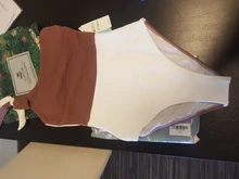 One-Piece Swimsuit Bathing-Suits CUPSHE Sexy Monokini White One-Shoulder Women Girls