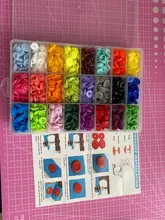 Juego de botones a presión de plástico T5 con alicate para sastre familiar, kit de herramientas, contenedores organizadores de costura de fácil sustitución de broches, DIY, por 360 uds.