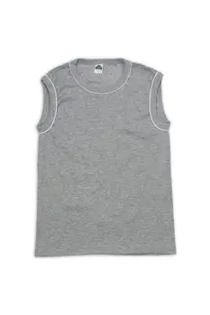 

Silver Underwear Clothing Male Child Gray Sports Undershirt 040-4049-011