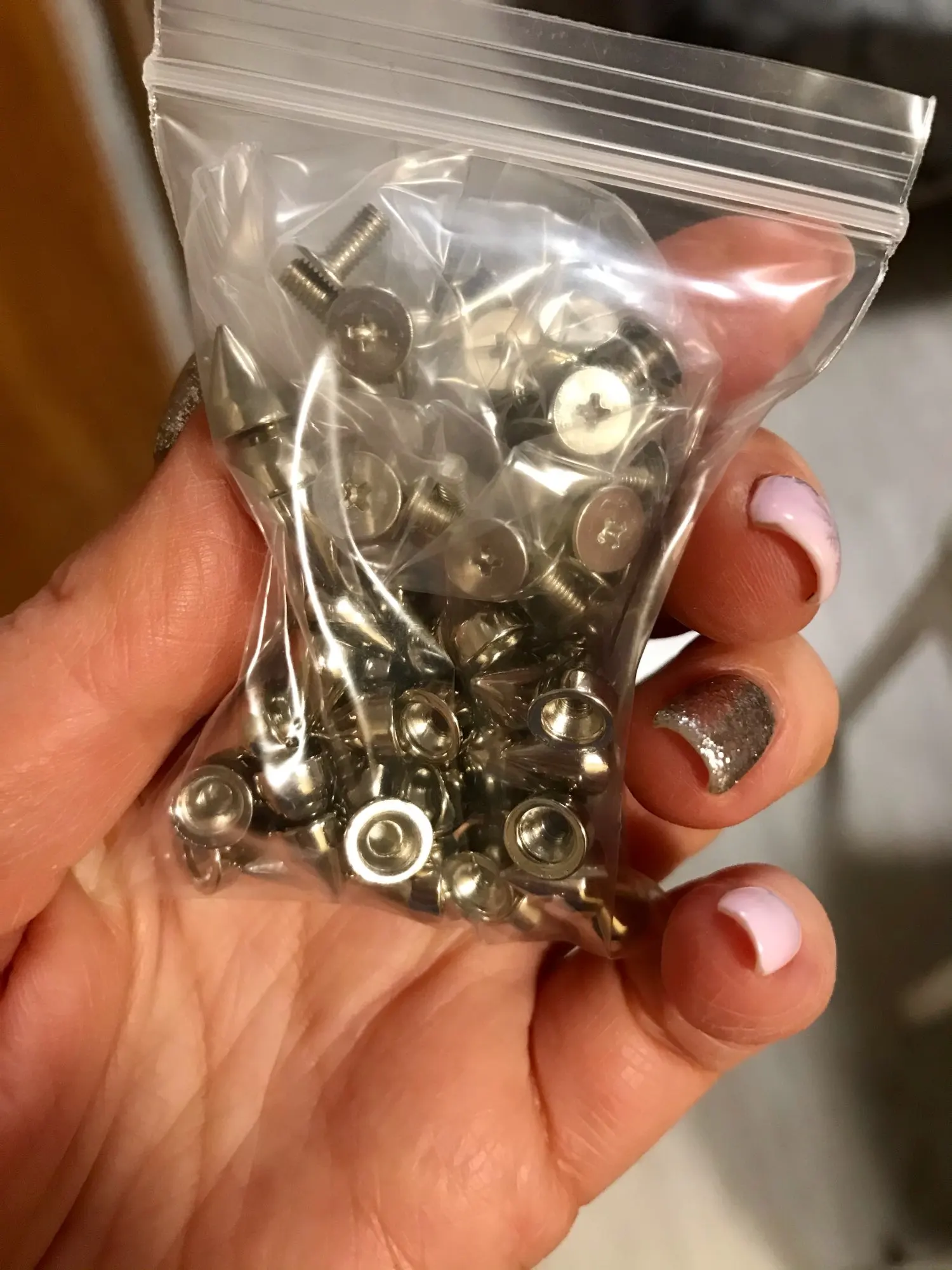 50pcs 7*9.5mm Silver Punk Rock Studs And Spikes For Clothes Metal Bullet  Rivets For Leather Fashion Accessory Garment Rivet - Price history & Review, AliExpress Seller - Christa DIY Accessory Store
