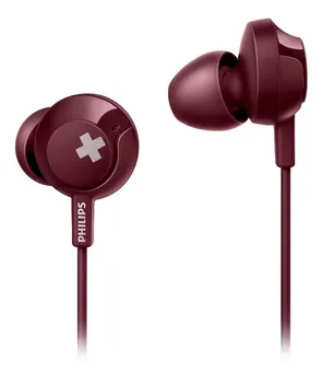 

Philips BASS + SHE4305 Red