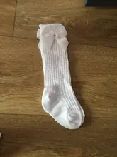 Calcetines ajustados hasta la rodilla de princesa para niños y niñas, medias finas con Lazo de algodón sólido y malla elástica, de 0 a 3 años, para verano