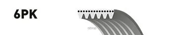 Ремень П/К Gates 6pk2270 Gates арт. 6PK2270