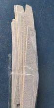 7 unids/lote profesional fuerte Sanpaper de archivo 100/180 grano de madera media luna Tabla de lijado de archivos de uñas de manicura herramientas