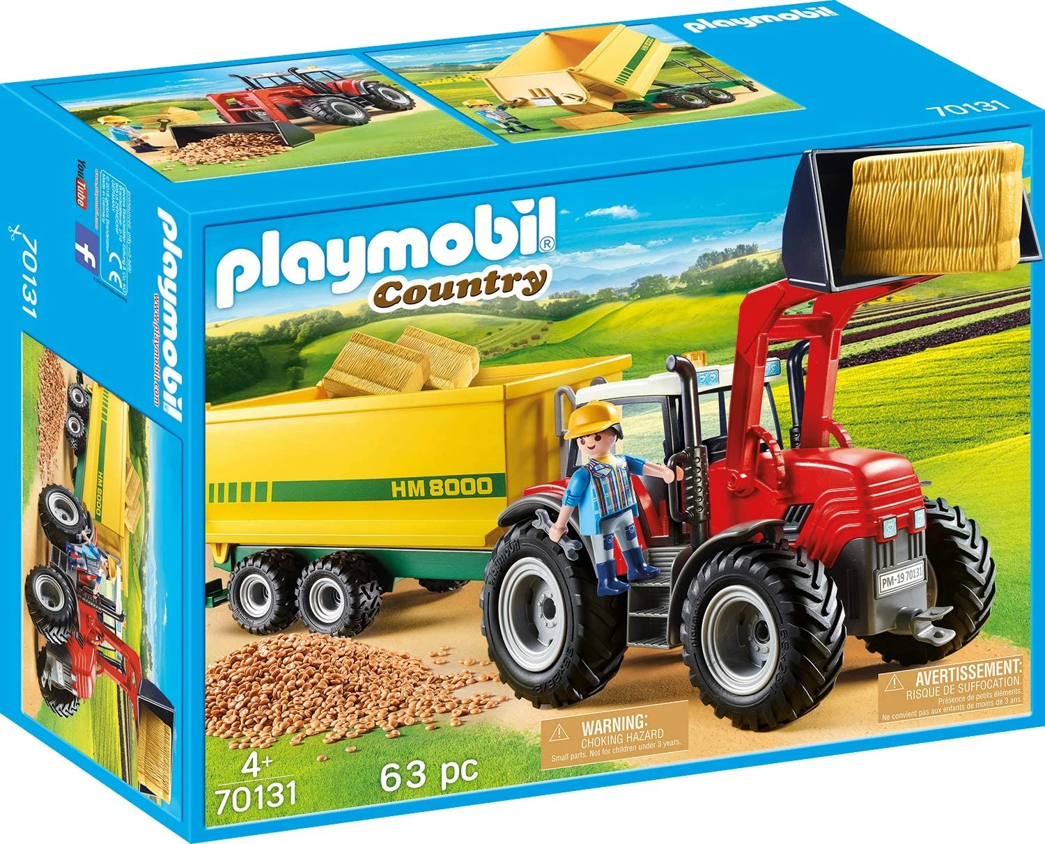 Voorbijgaand Bestrating Leraar op school Playmobil Tractor Trailer | Playmobil Country Tractor | Playmobil Original  Ranch - Action Figures - Aliexpress