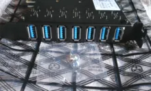 Hub-Adapter Expansion-Card-Adapter Controller Pci-E-Extender 7-Ports External Usb-3.0