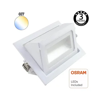 

Foco proyector LED 36W orientable rectangular 120º