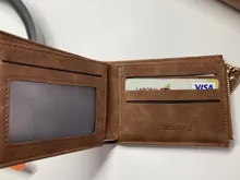 Men Wallets Money-Bag Coin-Pocket Card-Holder Slim Small Mini Pu for with Thin