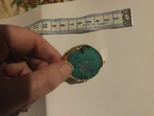 Colgantes de Druzys naturales azules para mujer, Charms, conector de piedra de cuarzo, colgante de lágrima dorada, regalo de joyería, collar de drusa DIY a granel