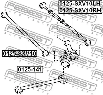 Рычаг задней подвески продольный\ Toyota CamrySXV10/SXV2#/ACV3# | Автомобили и мотоциклы