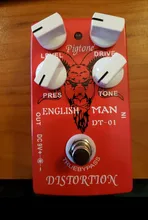 Pigtone-Pedal PP-24 efecto de distorsión clásica, accesorios para guitarra eléctrica, efectos de pedales, Bypass Real