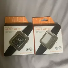 URVOI-funda para Apple Watch series 4 5 6, cubierta de marco de plástico duro brillante galvanoplastia para iWatch slim fit Ultra-funda fina