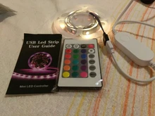 20M-1M USB LED Strip Light 5050 SMD USB RGB Lights Flexible LED Lamp Tape Ribbon RGB TV Desktop Diode Tape adapter