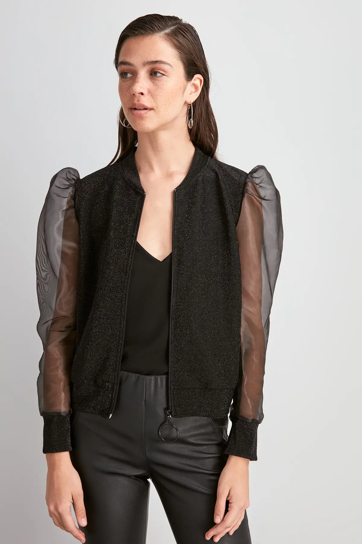 Trendyol трикотажное пальто из органзы TWOAW20CE0374