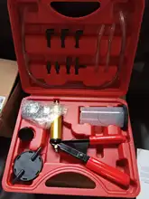 Mr Cartool-Herramientas de purga de líquido de freno, vacío Manual, Kit de probador de bomba de vacío, medidor de presión de bomba de aluminio