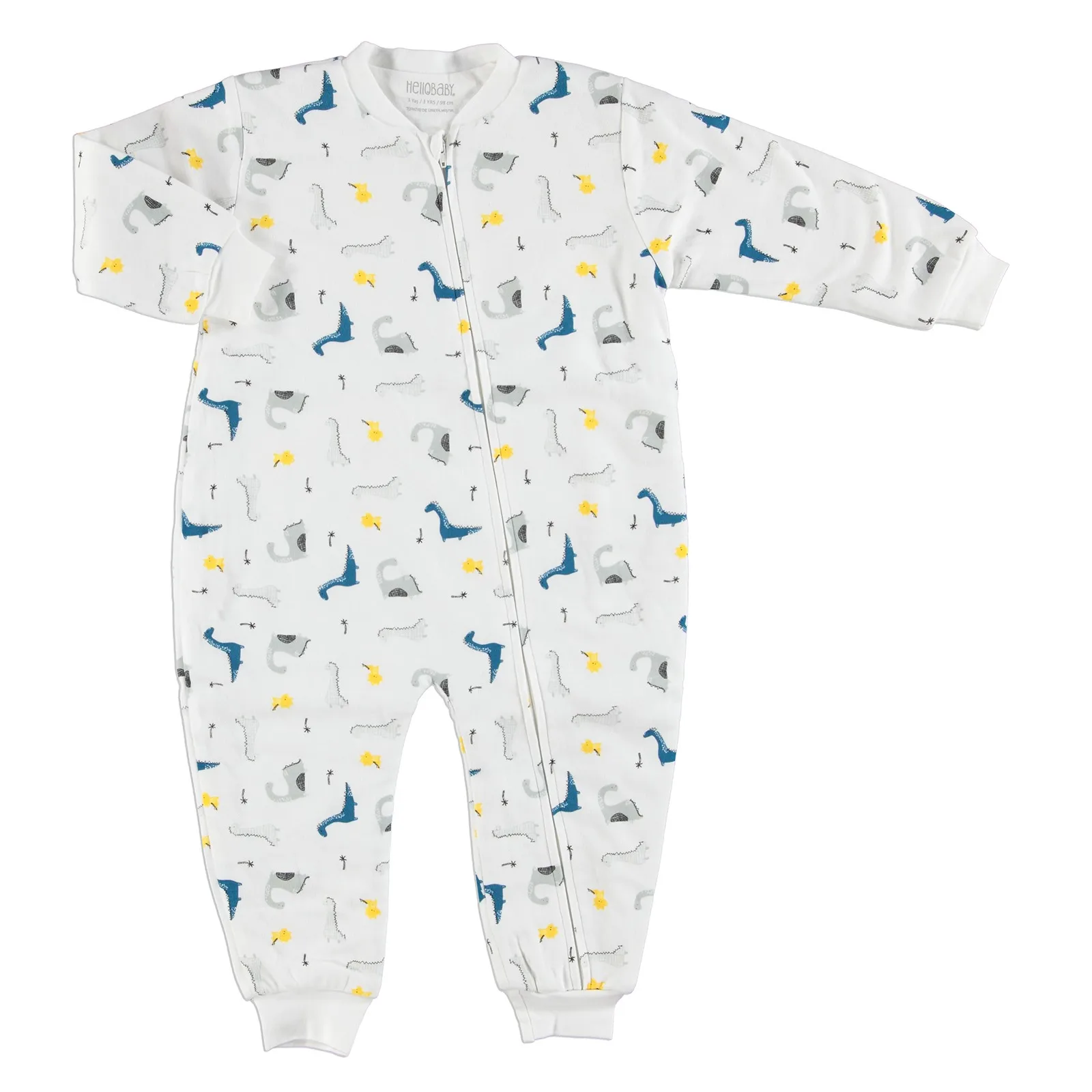 Детский спортивный костюм ebebek HelloBaby Dino с принтом