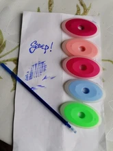 5 uds Neutral pluma borrable borrador especial mezcla enviar elíptica de plástico de goma para borrar de estudiante estudio papelería de la Oficina de la escuela suministros