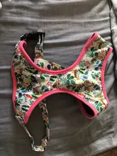 Cute Printed Chihuahua French Bulldog Harness Adjustable Puppy Cat Harness Pet Small