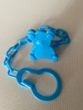 Chupete de bebé anti-cadena clip de seguridad de bebé de plástico cadena con clip para chupete cadena sostenedor para chupete de bebé Anti-cuentagotas