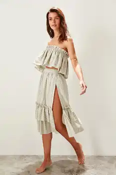 

Trendyol Stripe Slits Dual Suit TBESS19XM0198