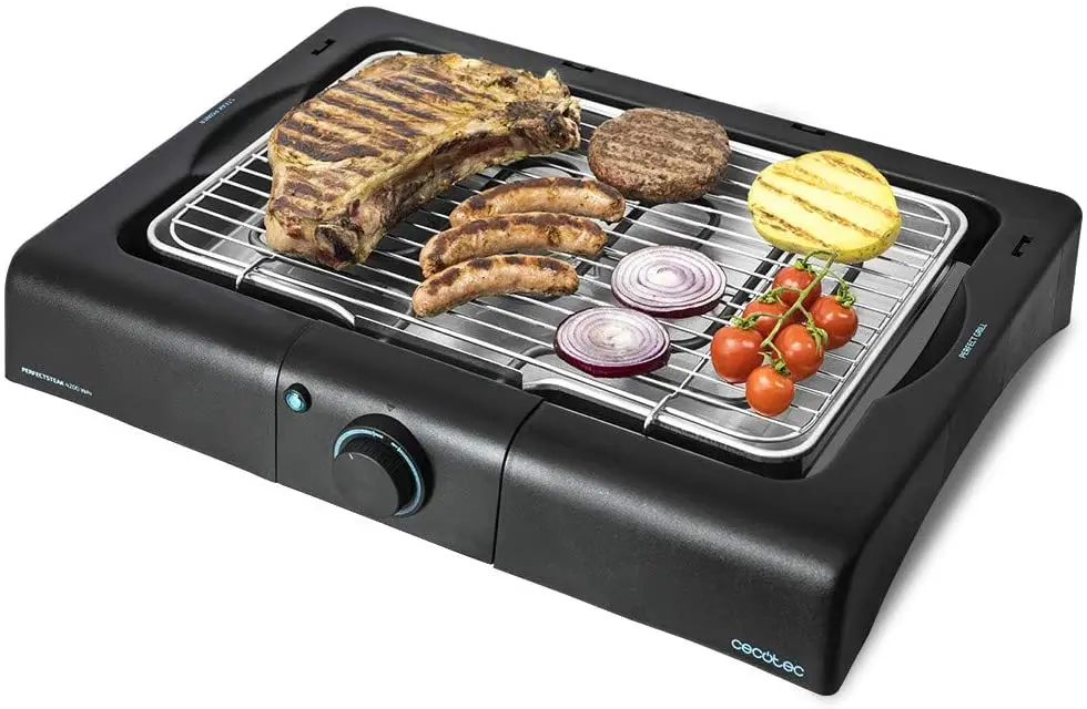Cecotec Electric Barbacue PerfectSteak & PerfectCountry. Powerful,  Stainless steel grill, Easy cleaning, Large surface