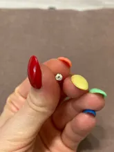 WANTME-Mini pendientes minimalistas de 100% Plata de Ley 925 auténtica para mujer y niña, con pasador muy pequeño, con personalidad, regalo para adolescentes