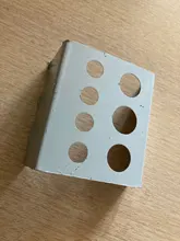 Soporte contenedor de 7 agujeros, accesorios de pigmento de tatuaje, suministros de acero inoxidable, vaso de vidrio, soporte para maquillaje permanente