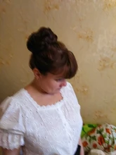 XINRAN-extensiones de moño sintético para mujeres y niños, moño desordenado y rizado, extensión de pelo para boda