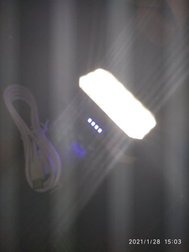 USB recargable COB luz de trabajo portátil LED linterna ajustable revisión de fotos