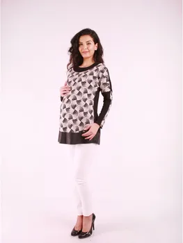 

Maternity Clothing Shoulder Button Sport Blouse