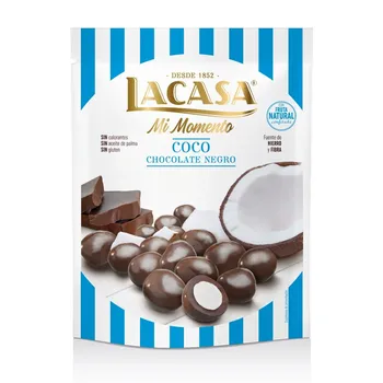 

Lacase my moment coconut with black Chocolate · 125g.