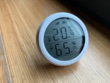 ZigBee-Sensor inteligente de temperatura y humedad, termómetro con pantalla LED, alarma alta/Baja, Tuya, Amazon Alexa, Google Home