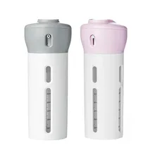 5 шт./компл. 4 в 1 Портативный бутылка-дозатор для лосьона комплект Портативный шампунь пена для ванны, прозрачный, для путешествий, Эмульсия бутылка